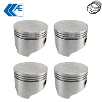 Piston & Ring Set 040" FOR Subaru 1400 1975-1979 1.4L EA63 OHV 8V 21MM PIN