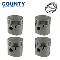 Dish Top Piston & Ring Set +060” FOR  Austin Healey 100/4 100M 1955-1956 8.6:1