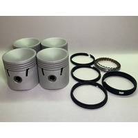 Austin Healey 100/4 Dish Top Piston & Ring Set STD 1953-1956