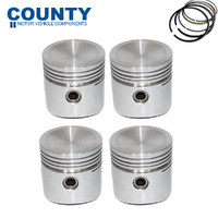 Dish Top Piston & Ring Set STD FOR Mini 998cc A Series 1963-1980