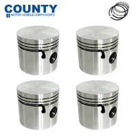 Flat Top Piston & Ring Set STD FOR Triumph Dolomite Herald Spitfire 1300 65-74