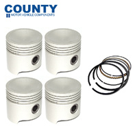 Dish Top Piston & Ring Set STD FOR Austin Healey MG Midget Mini 1275 1964-1980