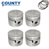 MG MGB BMC 1800 5 Main Piston & Ring Set STD Press Fit 3 Ring