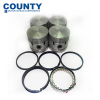 MG MGA MK II Magnette MK IV 1622cc B Series Piston & Ring Set STD 1960-1968