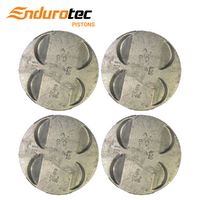 PISTON SET 040 FOR HONDA D16A8 CIVIC CRX 