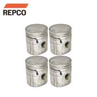 Flat Top Piston Set 020 FOR Opel Olympia Rekord Caravan 1938-1958 1488cc