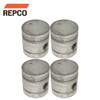Flat Top Piston Set 040" FOR Commer Hillman Minx Mark VIII 54-66 1390cc