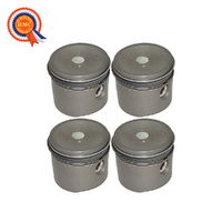 Dish Top Piston & Ring Set 020" FOR Austin Healy MG Mini Morris 1962-1971 1098cc