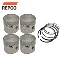 Dish Top Piston & Ring Set 050" FOR Austin Healy MG Mini Morris 1962-1971 1098cc