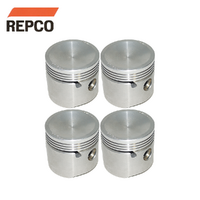 Dish Top Piston Set STD FOR Austin Healy MG Mini Morris 1962-1971 1098cc 4 Ring