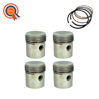 Dish Top Piston & Ring Set 010 FOR Austin A40 Cambridge Countryman 1.2 1954-1957