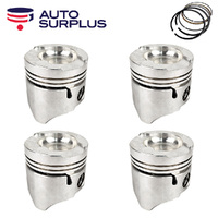 Dish Top Piston & Ring Set 020" FOR Ford Cortina Escort 1100 X Flow 711M 70-75