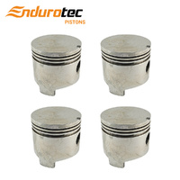 Piston Set 040" FOR Daihatsu Toyota 1968-1984 2.0L 5R 4 Cylinder OHV 8V