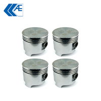 Piston Set +020" FOR Honda Civic 1200 EB1 1169cc 1973-1975 