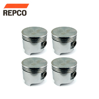 Piston Set +020" FOR Honda Civic 1200 EB1 1169cc 1973-1975 