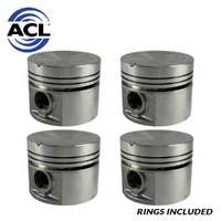 Piston & Ring Set 060 FOR MGB 5 Main 1.8L B Series 1965-1970 Circlip Short Skirt