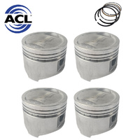 Piston & Ring Set 020" FOR Ford Capri Laser Meteor Mazda 323 85-91 1.6 B6 SOHC 8V