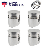 Flat Top Piston & Ring Set STD FOR Mazda E3000 Parkway T3000 1977-1984 3.0L HA