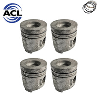 Piston & Ring Set +040" FOR Mitsubishi Canter FE 86-95 3.3L 4D31T Turbo Diesel