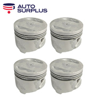 Piston Set +040" FOR Hyundai Excel X1 Mitsubishi Lancer CA 86-90 1.5L G4AJ 4G15