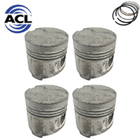 Piston & Ring Set STD FOR Mitsubishi Express Triton 82-02 2.3L 4D55 2.5L 4D56