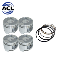 Piston & Ring Set 020" FOR Toyota Corolla AE82 AE86 AE93 MR2 AW11 4A-GE DOHC 16V