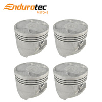 Piston Set 020" FOR Toyota Corolla AE82 AE86 AE93 MR2 4A-GE DOHC 16V 18mm Pin