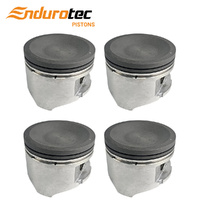 Piston Set 040" FOR Nissan 240SX Bluebird Navara 1991-2005 2.4L KA24DE