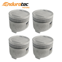Piston Set 040" FOR Mitsubsihi Express Galant Starwagon 86-92 2.0L 4G63 SOHC 8V