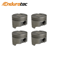Piston Set +040" FOR Suzuki Swift SA413 SF413 GTi G13B DOHC 16V 1986-2000 