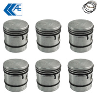 Piston & Ring Set +040" FOR Triumph Vitesse 1962-1966 1.6L L6 OHV 12V