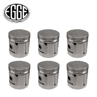Dome Top Piston Set +020" FOR Chevrolet 216 Straight 6 Cylinder 1937-1940