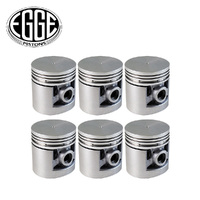 Flat Top Piston Set +060" FOR Chevrolet 216 Straight 6 Cylinder 1941-1953