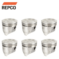 Piston Set +040" FOR Dodge Truck ATF D3F DSN 6 Cylinder 245 Hemi 1970-1978