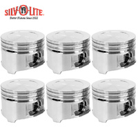 Dish Top Piston Set 060" FOR Holden Red Blue Black 202 3.3L 6 Cylinder 1971-1986
