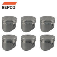 Dish Top Piston & Ring Set 030" FOR Holden Torana GTR-XUI 6 202 Red 1972-1978