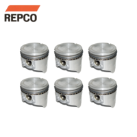 Dish Top Piston & Ring Set 040 FOR Ford Falcon 6 Cylinder 188 200 221 250 63-88