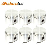 Piston Set +060" FOR Toyota Landcruiser FJ40 FJ45 FJ55 FJ60 1975-1984 4.2L 2F 