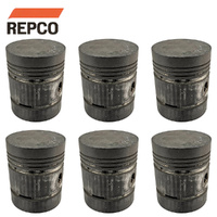 Piston Set 030" FOR Perkins 6.288 PF PG P6 4.7L 6 Cylinder Diesel