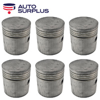 Piston Set 030" FOR International A B R S Series Black Diamond BD308 L6 55-60