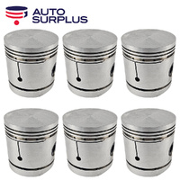 Piston Set +040" FOR Bedford RG SG Series 1951-1957 4.9L 300 Petrol