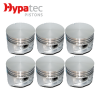 Flat Top Piston Set +040" FOR Holden Red Blue Black 6 Cyl 202 3.3 1971-1986