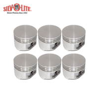 Flat Top Piston Set +040" FOR Holden Red Blue Black 6 Cyl 202 3.3 1971-1986