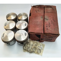 Fiat 2100 Sedan Piston & Ring Set 114 2054cc 1960-1962 Mahle +030