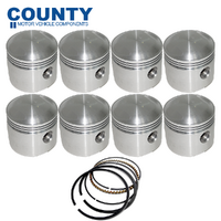 Piston & Ring Set +020" FOR Daimler 250 SP250 Dart 2.5 Litre V8 1959-1969