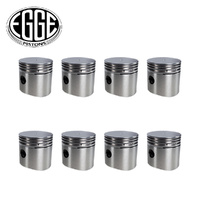 Flat Top Piston Set +125" FOR Ford Flathead 221 V8 3 1/16" 21 Stud 1932-1936