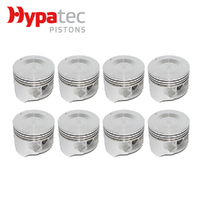 Dish Top Piston Set +040" FOR Holden 308 5.0L Red Blue Black V8 1969-1988
