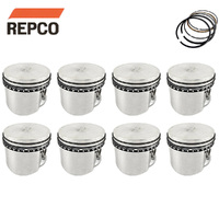 Dome Top Piston & Ring Set STD FOR Holden HG HJ HQ HT HX HZ 253 4.2L V8 71-85
