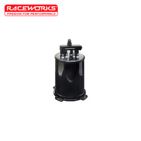 Raceworks 2.8L Surge Tank Single/Twin 39mm-40mm ALY-083BK