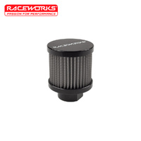 Raceworks Small AN-10 Breather Black ALY-087BK
